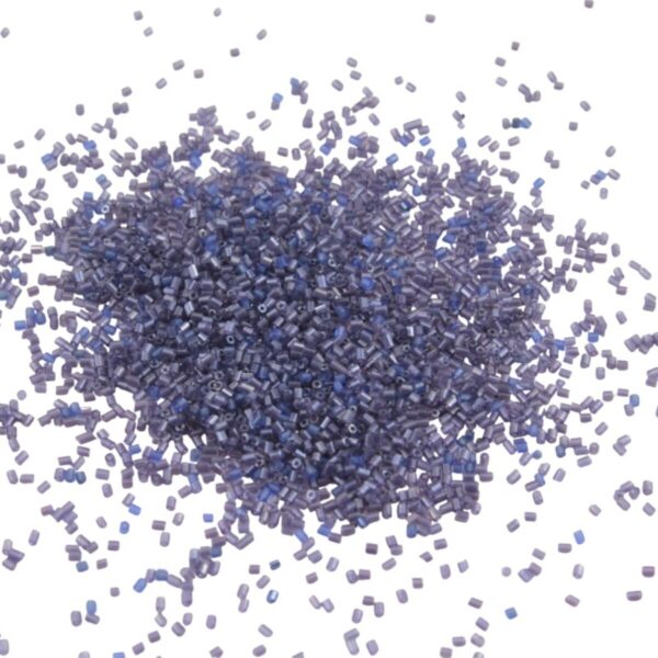 Kesme Boncuk Janjanlı Kırık Lila 2x1,5 mm (90 Gr)