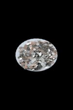 8 mm Gümüş Ortadan Delikli Metal Pul Payet (30 Gr 170 Adet) - Görsel 2
