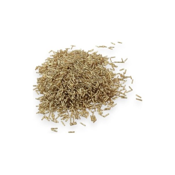 Gold Burgulu Boru 12 mm Boncuk 100 Gr